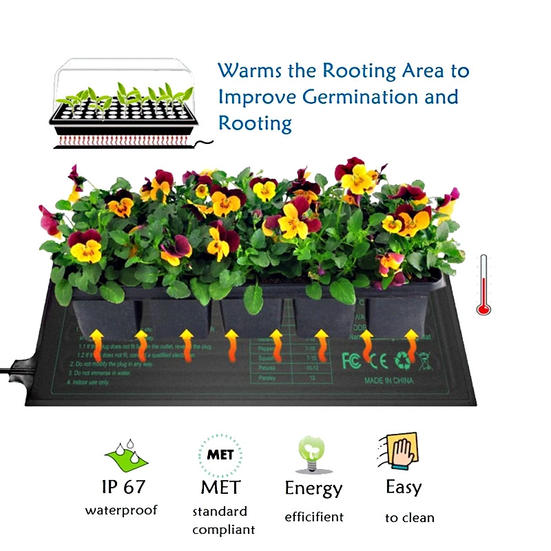 20 Inch X 10 Inch Plant Waterproof Seedling Heat Mat for Plants Seedling