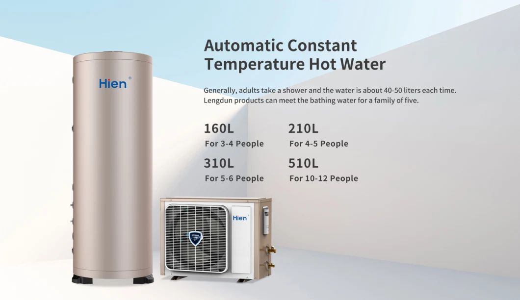 Factory Direct Supplier Heatpump Water Heaters Air to Water Heat Pump for Sales