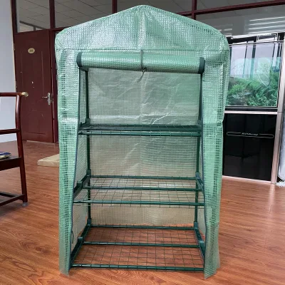 Mini-estufa tenda de PVC 3 camadas para cultivo interno