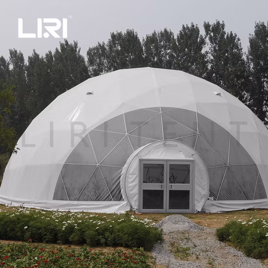 Tenda Geo Dome para cultivo de flores grande ao ar livre para jardinagem com efeito de estufa