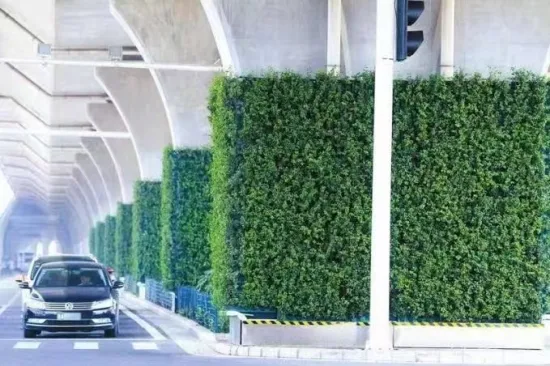 Planta de parede móvel empilhável de plástico com três bolsos planta de jardim ao ar livre plantador de parede vertical para pendurar na parede