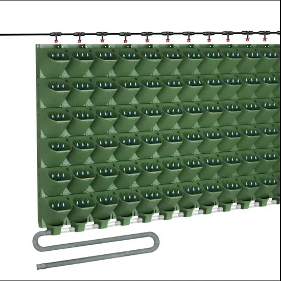 Floreiras verticais de plástico para pendurar na parede